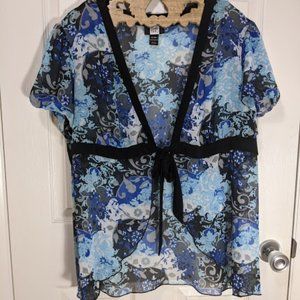 Fashion Bug Summery Gauze Chiffon Cardigan Kimono